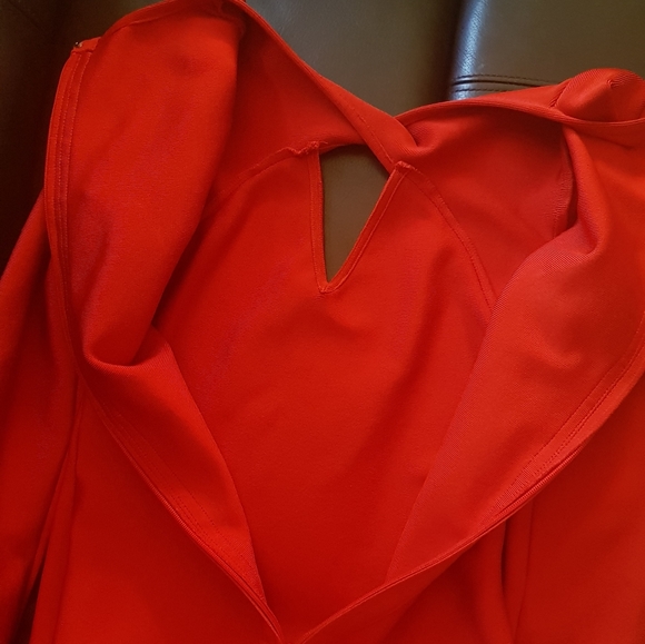 Boutique Bandage Dress Twisted Keyhole Neck S/M - Picture 9 of 12